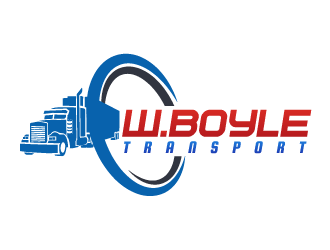 W.BOYLE TRANSPORT logo design by IanGAB