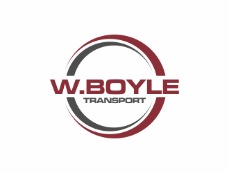 W.BOYLE TRANSPORT logo design by afra_art