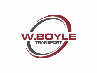 W.BOYLE TRANSPORT logo design by afra_art
