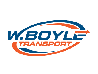 W.BOYLE TRANSPORT logo design by scriotx