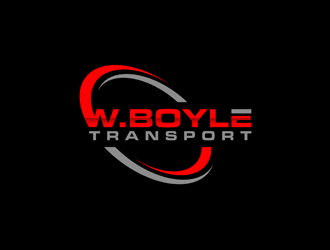 W.BOYLE TRANSPORT logo design by alby