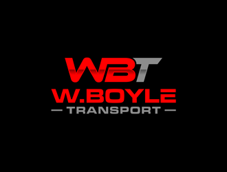 W.BOYLE TRANSPORT logo design by alby