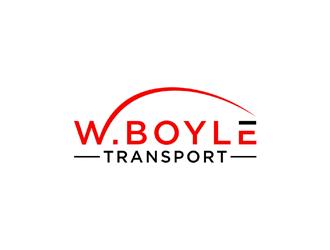 W.BOYLE TRANSPORT logo design by johana