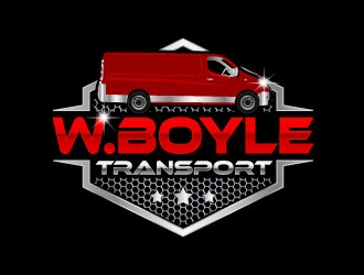 W.BOYLE TRANSPORT logo design by AYATA