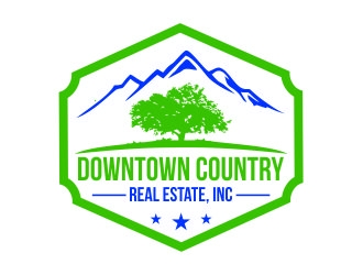 Downtown Country Real Estate, Inc logo design by Girly