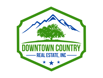 Downtown Country Real Estate, Inc logo design by Girly