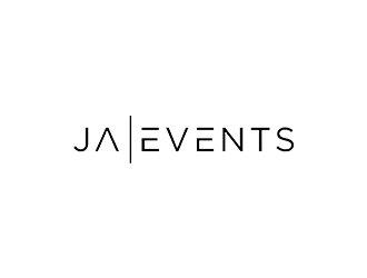 JA EVENTS logo design by blackcane