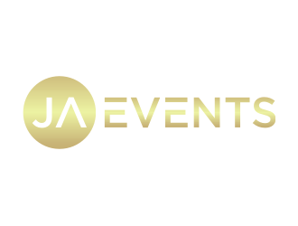 JA EVENTS logo design by rief
