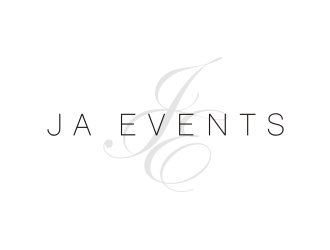 JA EVENTS logo design by Landung