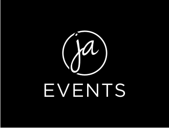JA EVENTS logo design by LOVECTOR