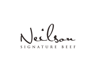 Neilson Signature Beef logo design by dewipadi