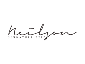 Neilson Signature Beef logo design by dewipadi