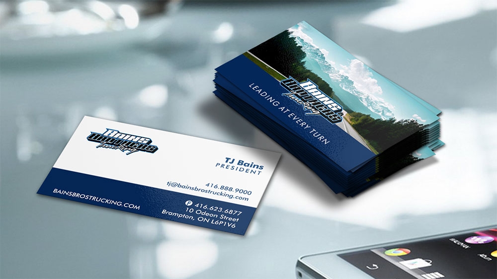 BAINS BROTHERS TRUCKING / BAINS BROS TRUCKING logo design by MCXL