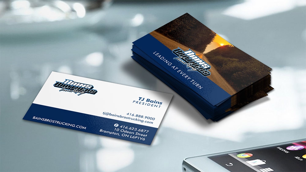 BAINS BROTHERS TRUCKING / BAINS BROS TRUCKING logo design by MCXL