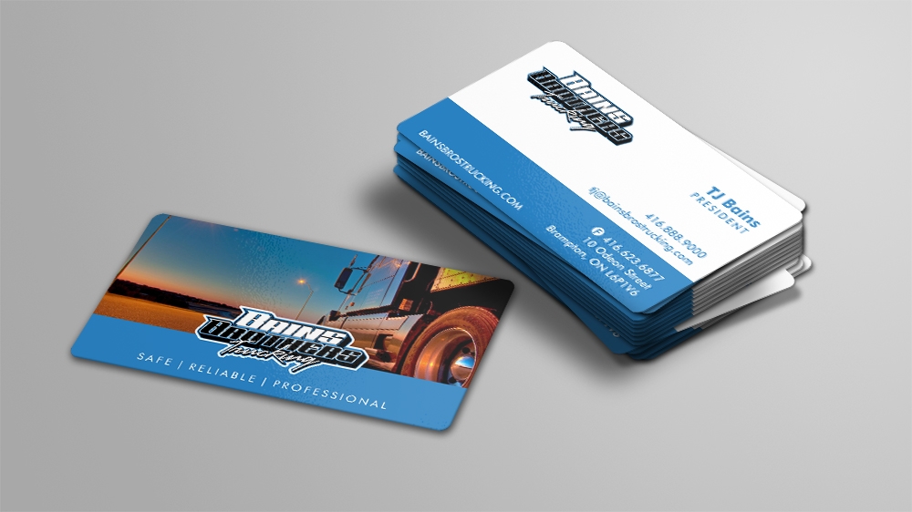 BAINS BROTHERS TRUCKING / BAINS BROS TRUCKING logo design by MCXL