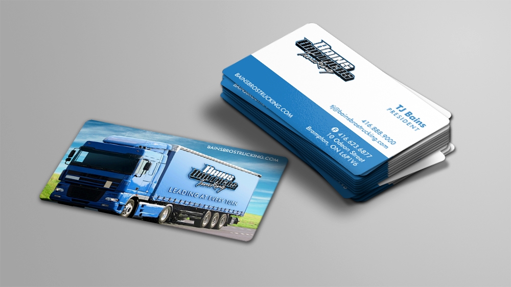 BAINS BROTHERS TRUCKING / BAINS BROS TRUCKING logo design by MCXL