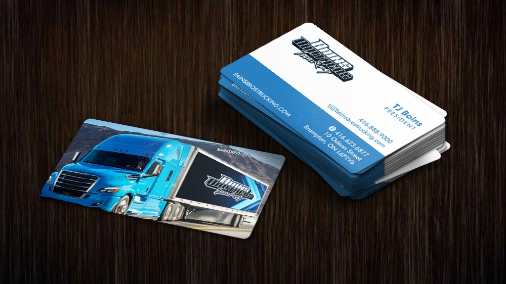 BAINS BROTHERS TRUCKING / BAINS BROS TRUCKING logo design by MCXL