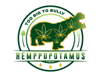 Hemppopotamus logo design by nona