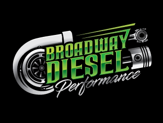 broadway diesel performance logo design by jishu
