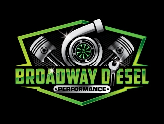 broadway diesel performance logo design by jishu