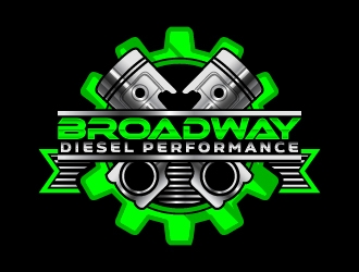 broadway diesel performance logo design by karjen