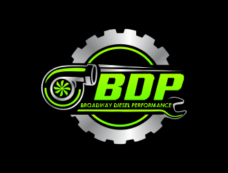 broadway diesel performance logo design by giphone