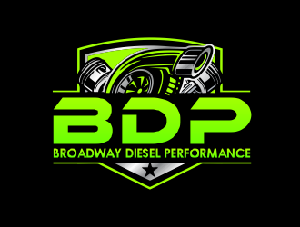 broadway diesel performance logo design by giphone