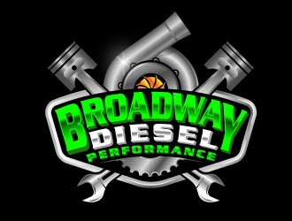 broadway diesel performance logo design by DesignPal