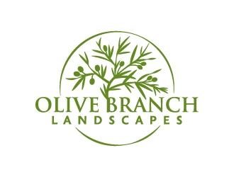 Olive Branch Landscapes logo design by josephope