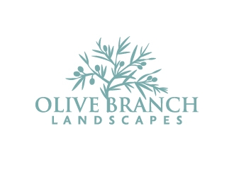 Olive Branch Landscapes logo design by josephope