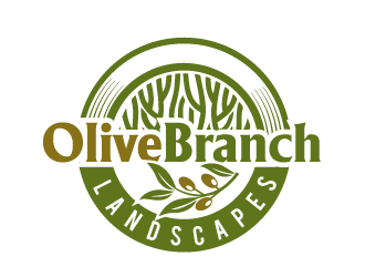 Olive Branch Landscapes logo design by THOR_