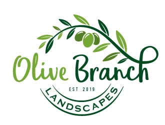 Olive Branch Landscapes logo design by Conception