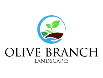 Olive Branch Landscapes logo design by jetzu