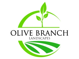 Olive Branch Landscapes logo design by jetzu