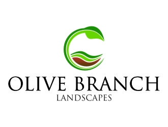 Olive Branch Landscapes logo design by jetzu