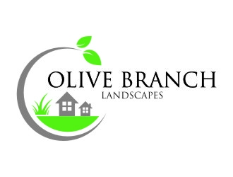 Olive Branch Landscapes logo design by jetzu