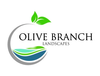 Olive Branch Landscapes logo design by jetzu