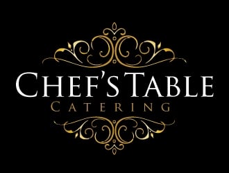 Chef’s Table Catering logo design by ElonStark