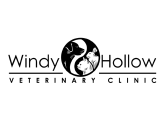 Windy Hollow Veterinary Clinic logo design by MAXR