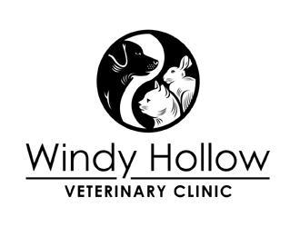 Windy Hollow Veterinary Clinic logo design by MAXR