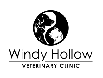 Windy Hollow Veterinary Clinic logo design by MAXR