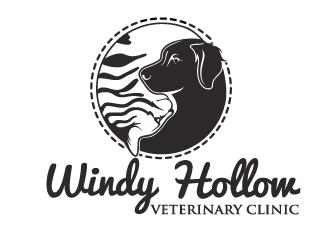Windy Hollow Veterinary Clinic logo design by Suvendu