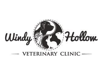 Windy Hollow Veterinary Clinic logo design by Suvendu