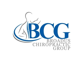 Broadus Chiropractic Group logo design by b3no