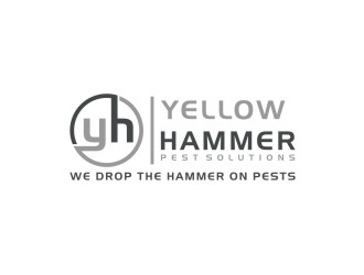 YellowHammer Pest Solutions logo design by bricton