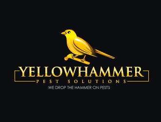 YellowHammer Pest Solutions logo design by Suvendu