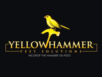 YellowHammer Pest Solutions logo design by Suvendu