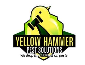 YellowHammer Pest Solutions logo design by frontrunner