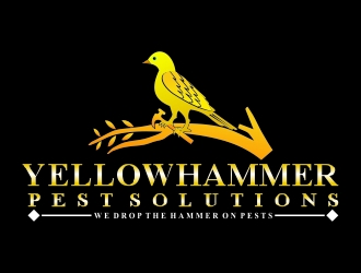 YellowHammer Pest Solutions logo design by Webphixo