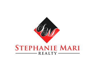 Stephanie Mari Realty logo design by alby